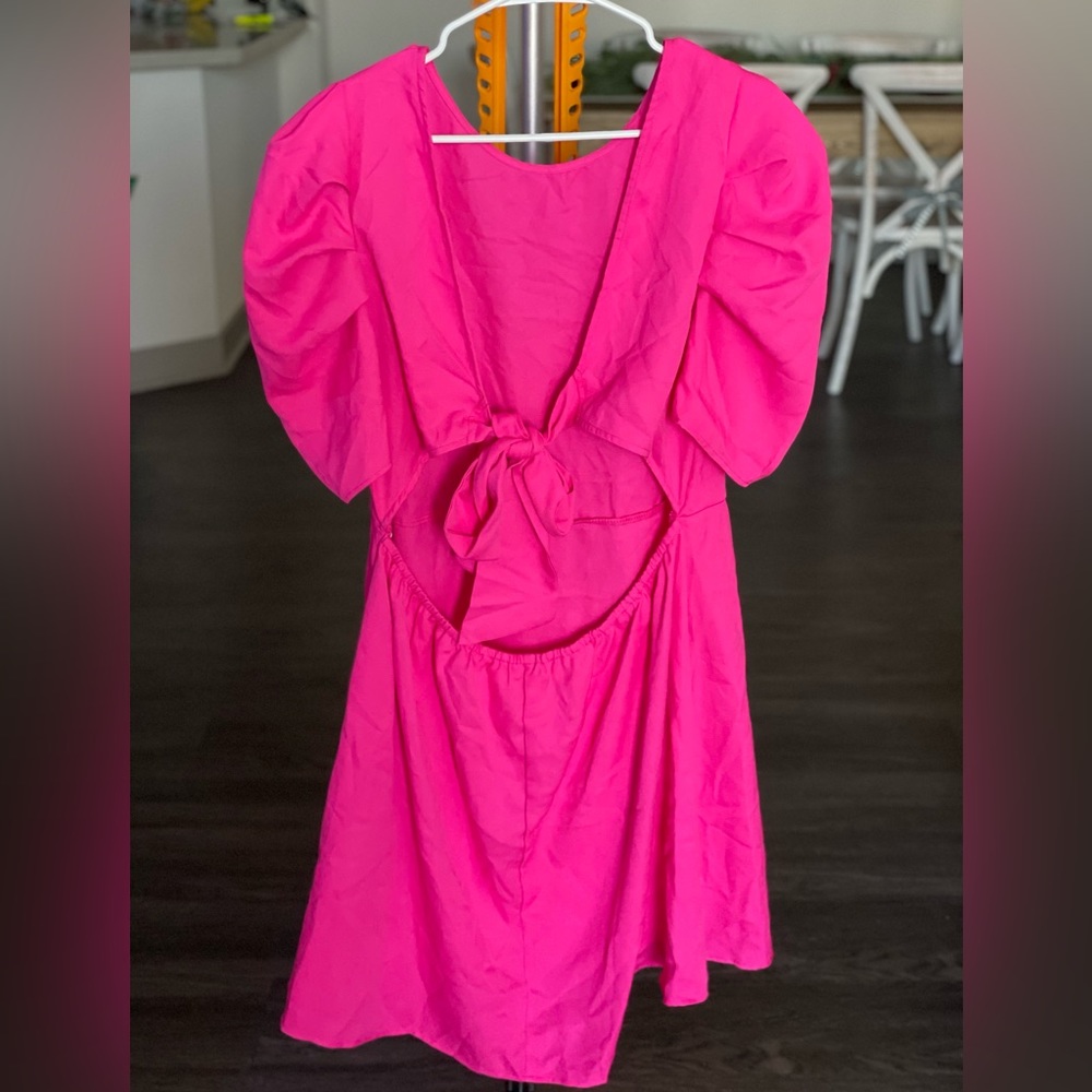 Open Front Dress